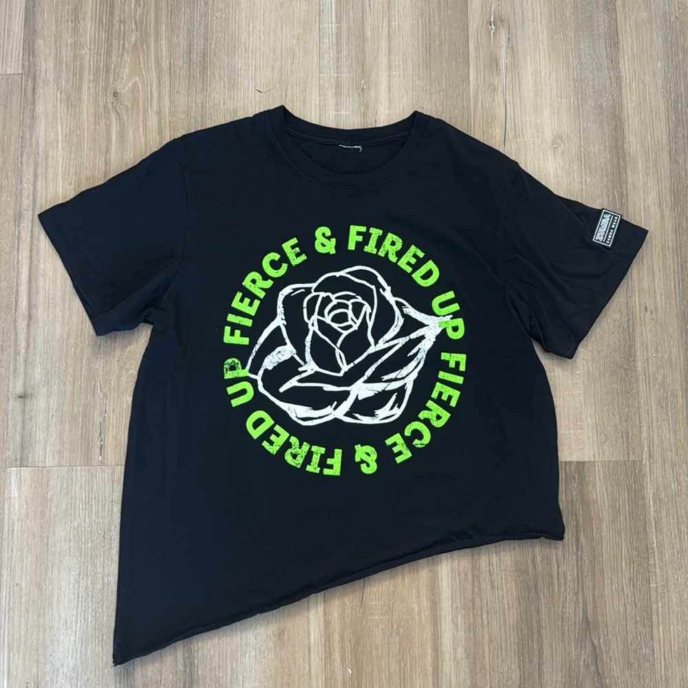 Zumba T-shirt top black size M